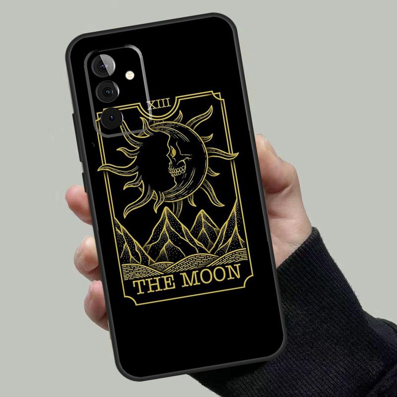 Tarot Moon Case For Samsung Galaxy A06 A16 A26 A36 A56 A53 A32 A52 A33 A13 A55 A35 A15 A14 A34 A54 A17
