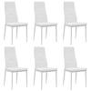 Chaises à manger lot de 6  similicuir