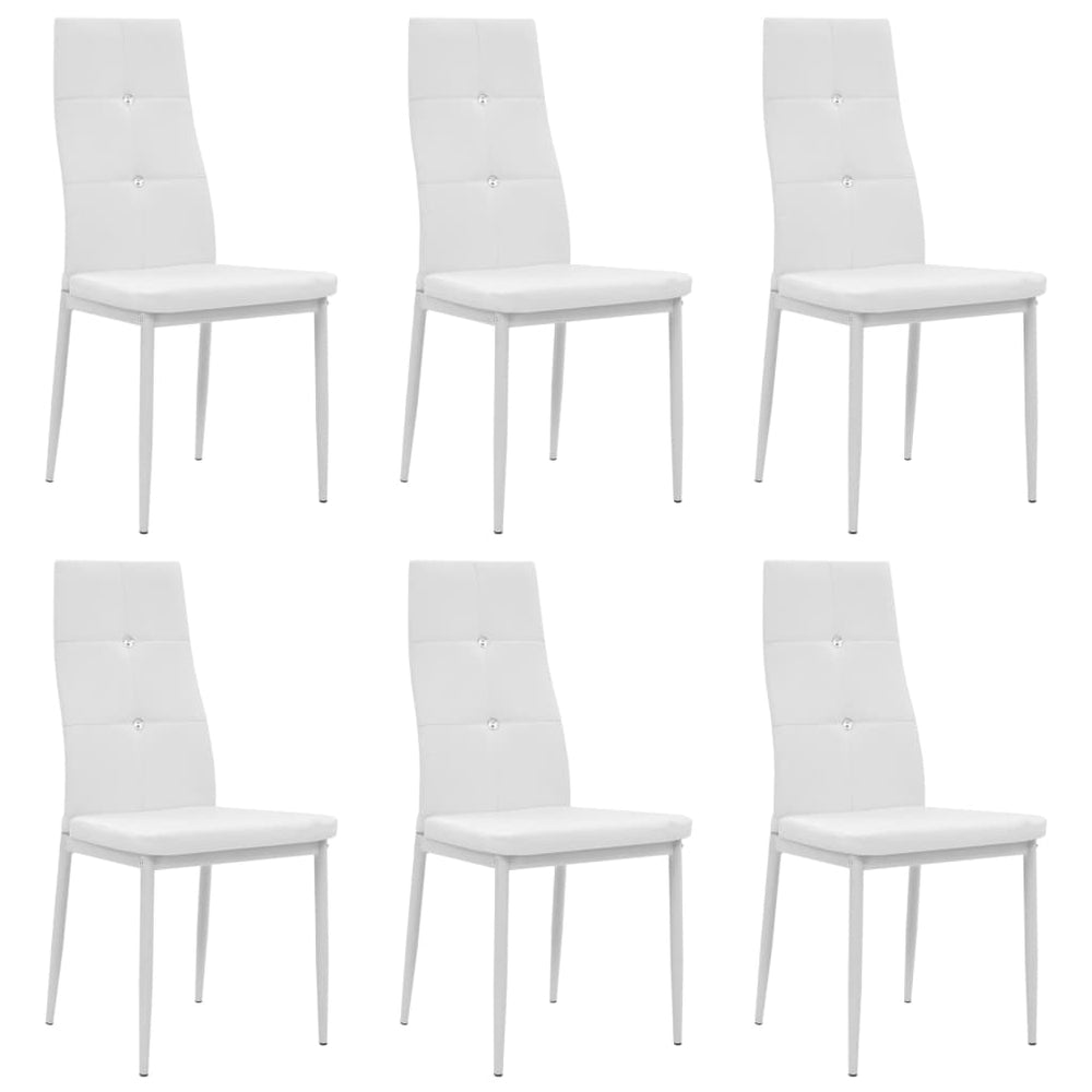 Chaises à manger lot de 6  similicuir