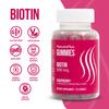 NaturesPlus, biotin gummies, raspberry, 5,000 mcg, 60 gummies