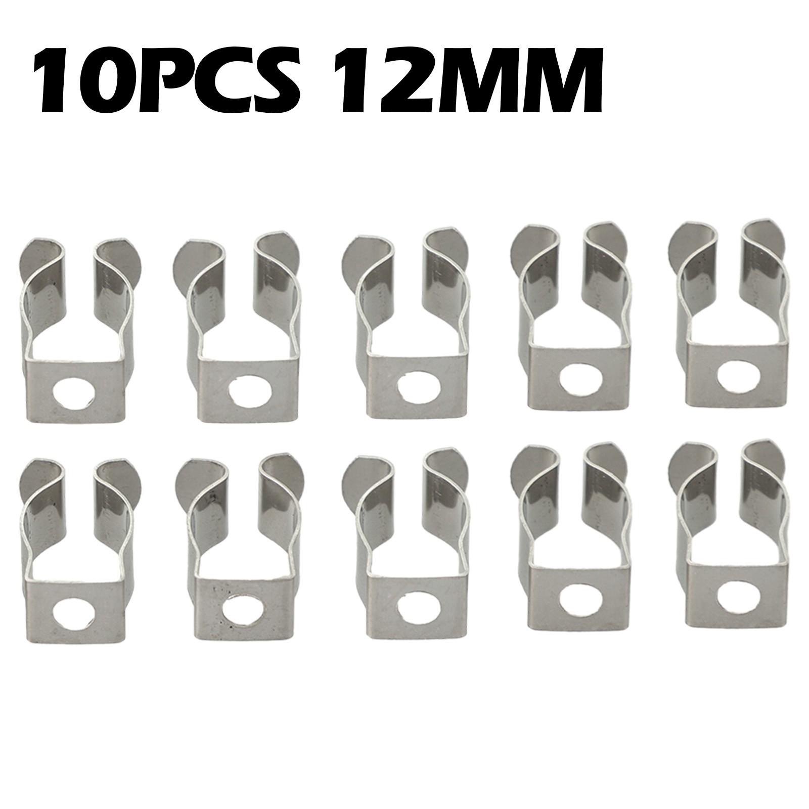 

Серебристый держатель инструмента Марганцевая сталь ПРУЖИННЫЕ ЗАЖИМЫ ТЕРРИ 12mm