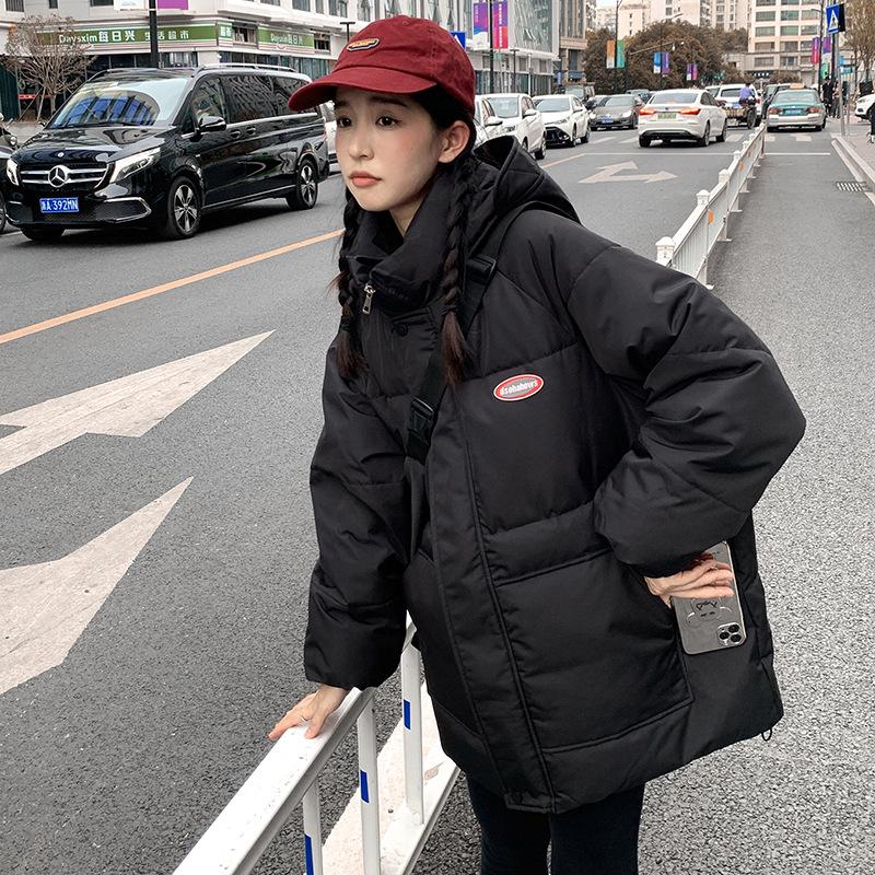 Herbst und Winter Daunenjacke aus Baumwolle Kurze Mode Damenbekleidung Koreanische Version Lose Baumwolljacke Warme Baumwolljacke Rest Dicker Mantel