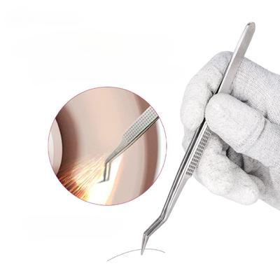 AAA-16S 14 14W Acute Sharp Tweezers for Mobile Phone Motherboard BGA Chip Link Wire Copper Soldering Wire Repair Tools
