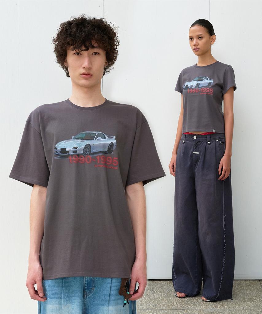 THEVINYLHOUSE Old Car Tee 2Colors (Vh2Dsut502A)
