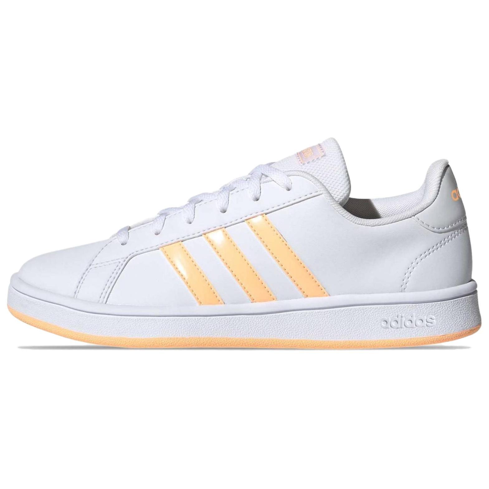 (WMNS) adidas neo Grand Court Base White Orange Women s FY8819 EU 36⅔