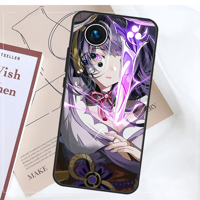 Genshin Impact Raiden Shogun Case For Honor Magic 8 7 5 6 Pro X9a X9b X9c X9d X8b X8c Win RT 50 70 90 200 400 Pro Cover