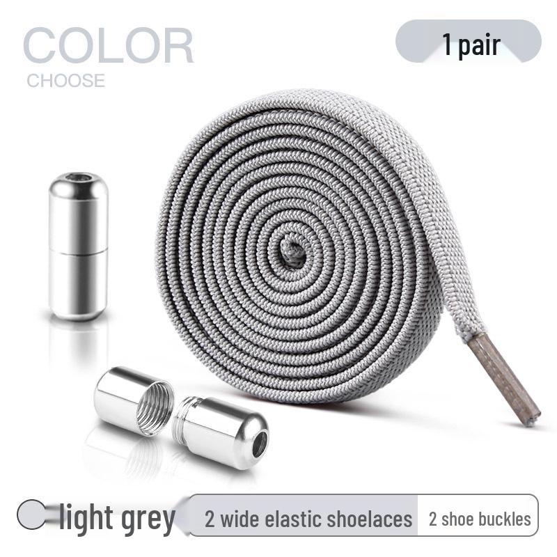 Elastic No-Tie Shoelace Buckle for Men, Women, and Kids