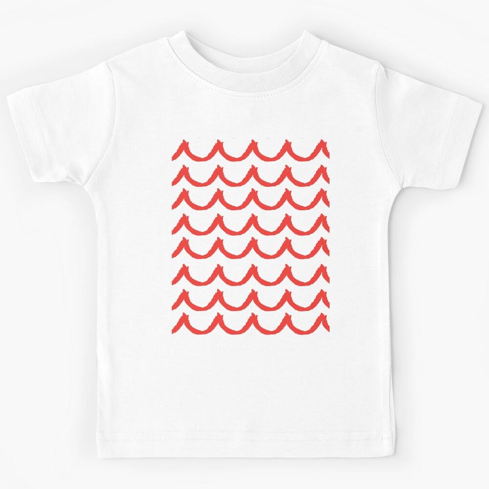 Minimalist organic waves Kids T-Shirt 130