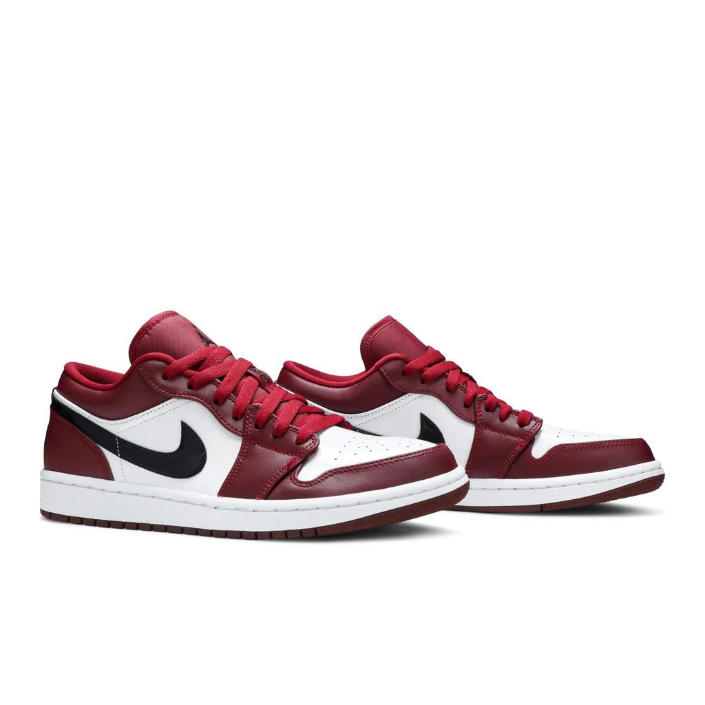 Air Jordan 1 Low 'Noble Red' (Unisex) Vintage Basketball Shoes 553558 604