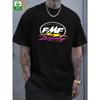 European Size Men'S FMF Racing Southern California Vintage 1984 Graphic T-Shirt - Relaxed Fit Crew Neck Short Sleeve Tee with Retro Racing Design