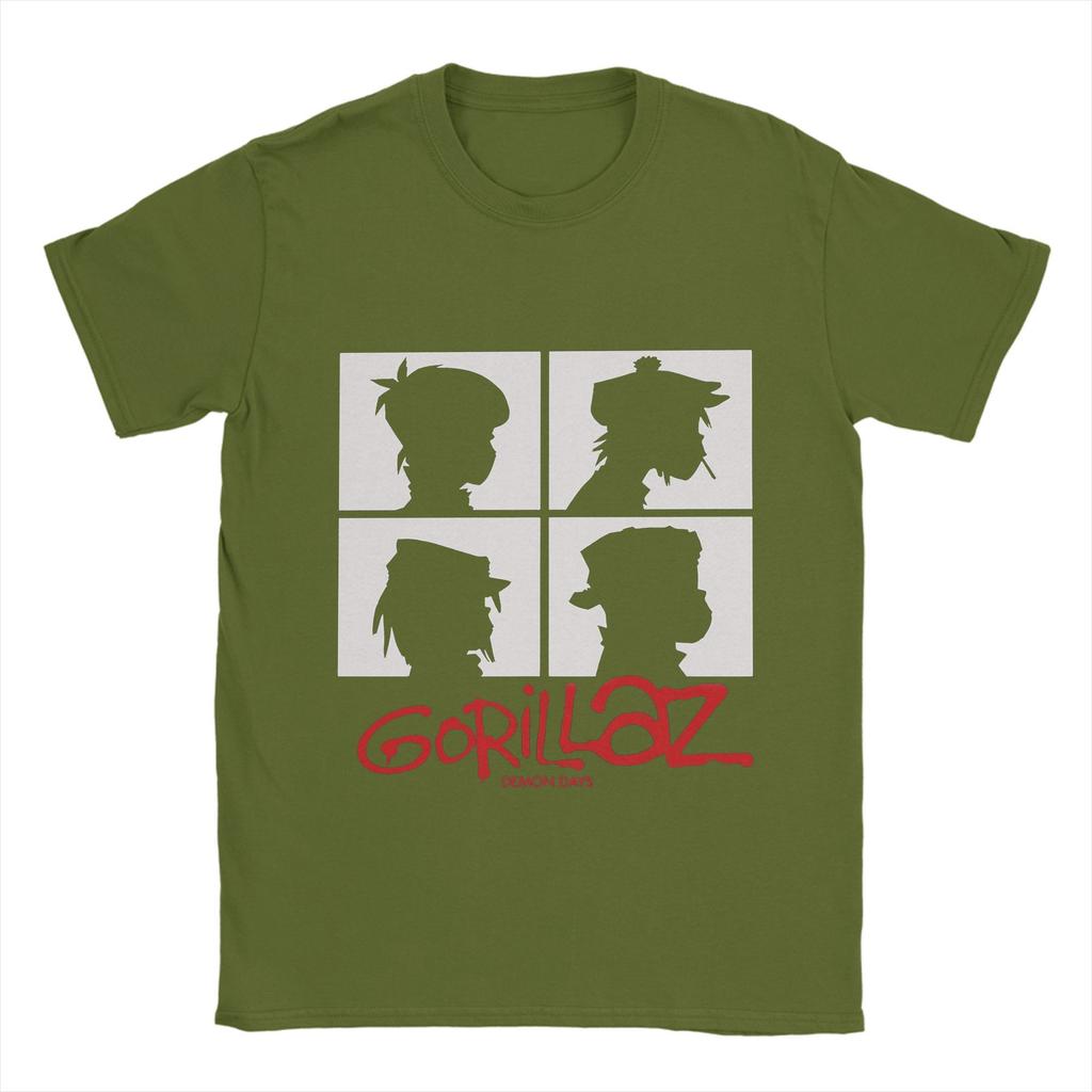 Harajuku T Shirt Summer Gorillazs Punk Rock  Hip Hop T Shirts  Cotton Tee Shirt for Men Classic Plus Size 6XL Short Sleeve Tops