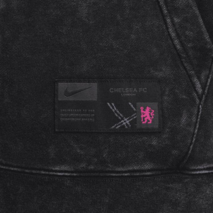 New Nike Chelsea Fc Club Third Men's Nike Soccer Full Zip French Terry Hoodie FQ2994-010