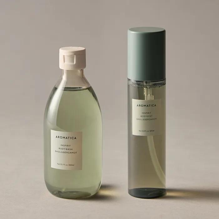 

(Гель для душа от прыщей) Гель для душа и спрей для тела Inspirit Inspirit Body Wash 300ml & Body Mist 120ml