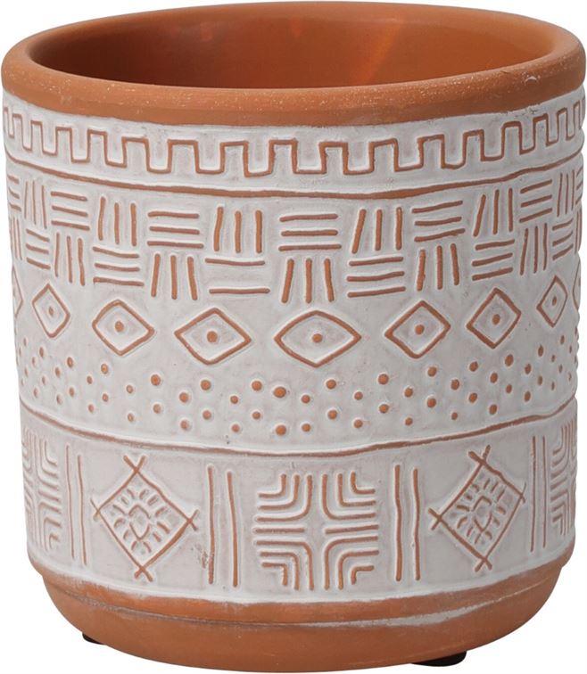 Ceramic cover for terracotta flowerpot 11 cm