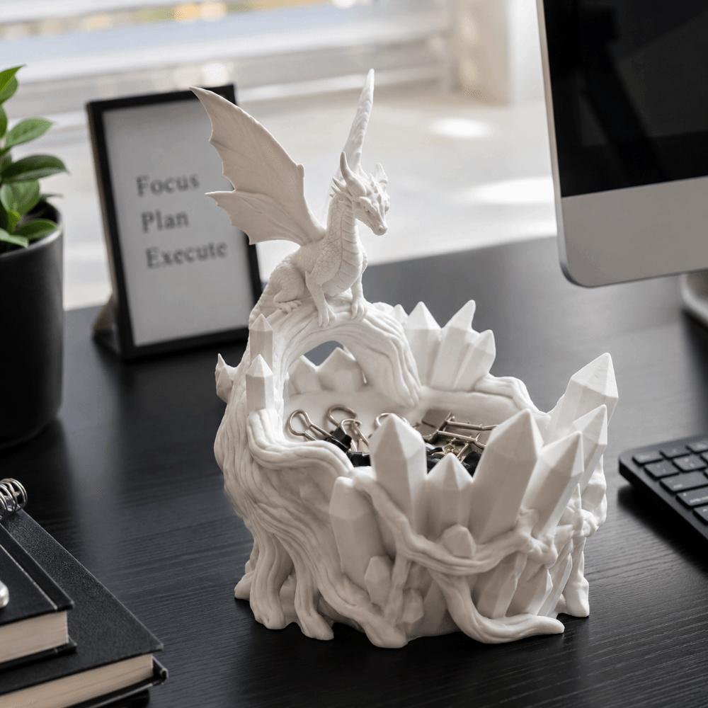 Gothic Style Jewelry Holder 3D Printed Desktop Decoration Gift For Dragon Lover