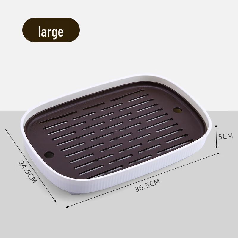 

Portable Picnic & Camping Imitation Wood Grain Draining Tray