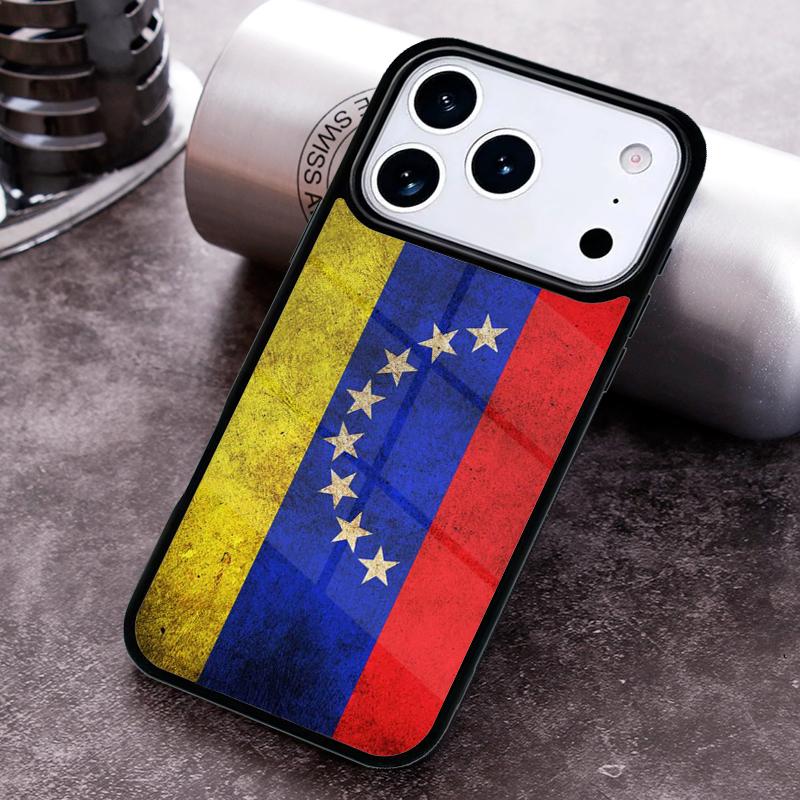 Venezuela Flag Phone Case For iPhone 17,16e,15,14,13,12,11,Mini,Pro,MAX Soft Silicone Cover