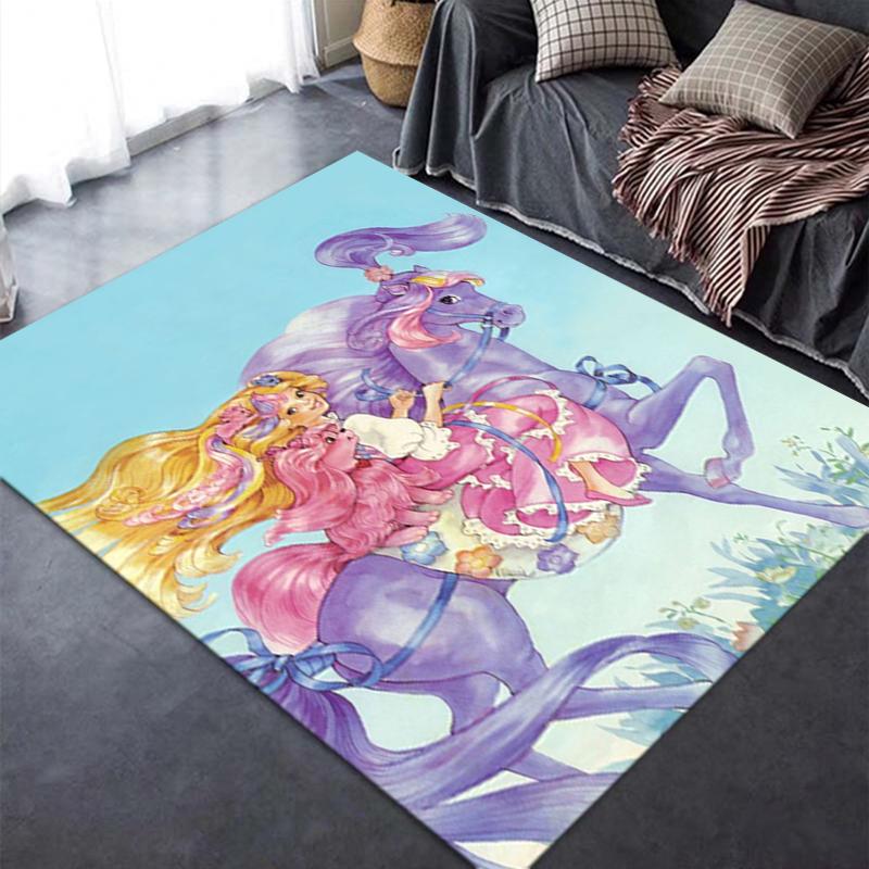 2025 New Lady Lovely Locks Carpet Rug for Living Room Bedroom Home Sofa Decoration,Kids play Non-slip Floor Mat 63