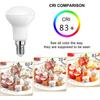 6pcs R50 E14 LED Spotlight Bulbs 9W AC 85-220V No Flicker Umbrella Reflector Lamp for Indoor Home Ceiling Decoration