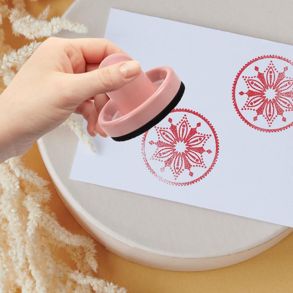 Tofficu Gumowy Stempel Ciśnieniowy, Materiały do Scrapbookingu i Stemplowania, Narzędzia do Stemplowania do Tworzenia Kartek, Uchwyt do Stempla do Tworzenia Kartek DIY Scrapbooking Craft