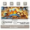 2D Door Banner 2D Flat Printing Background Cloth, Oktoberfest Party Backdrop DJH