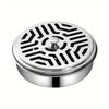 1 Pc Stainless Steel Mosquito Coil Tray Holder, Covered Household Ashtray, Outdoor Mosquito Coil Box for Living Room and Bedroom