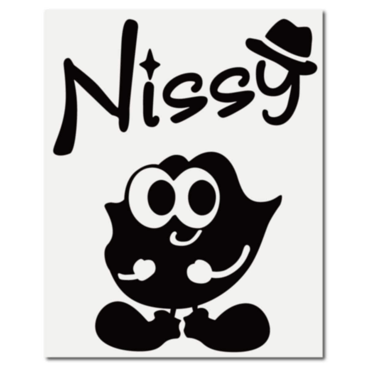 

Sticker Black 105B Nissy (Small) чёрный