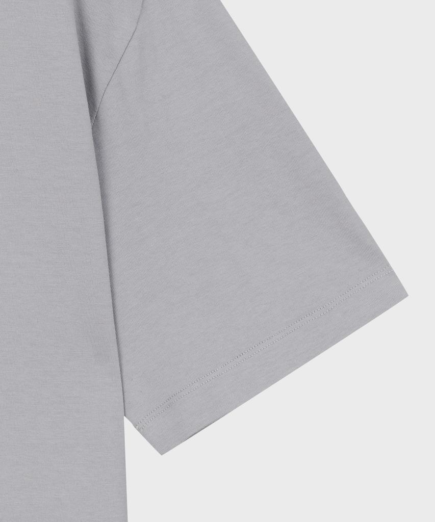 BASIC HOUSE Uni 16-Count Solid Short Sleeve T-Shirt Lxts0103