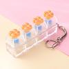 Bread Style  Keychain 1PC Creative Stress Relief Toy Cute Bag Accessory for Student Daily Use