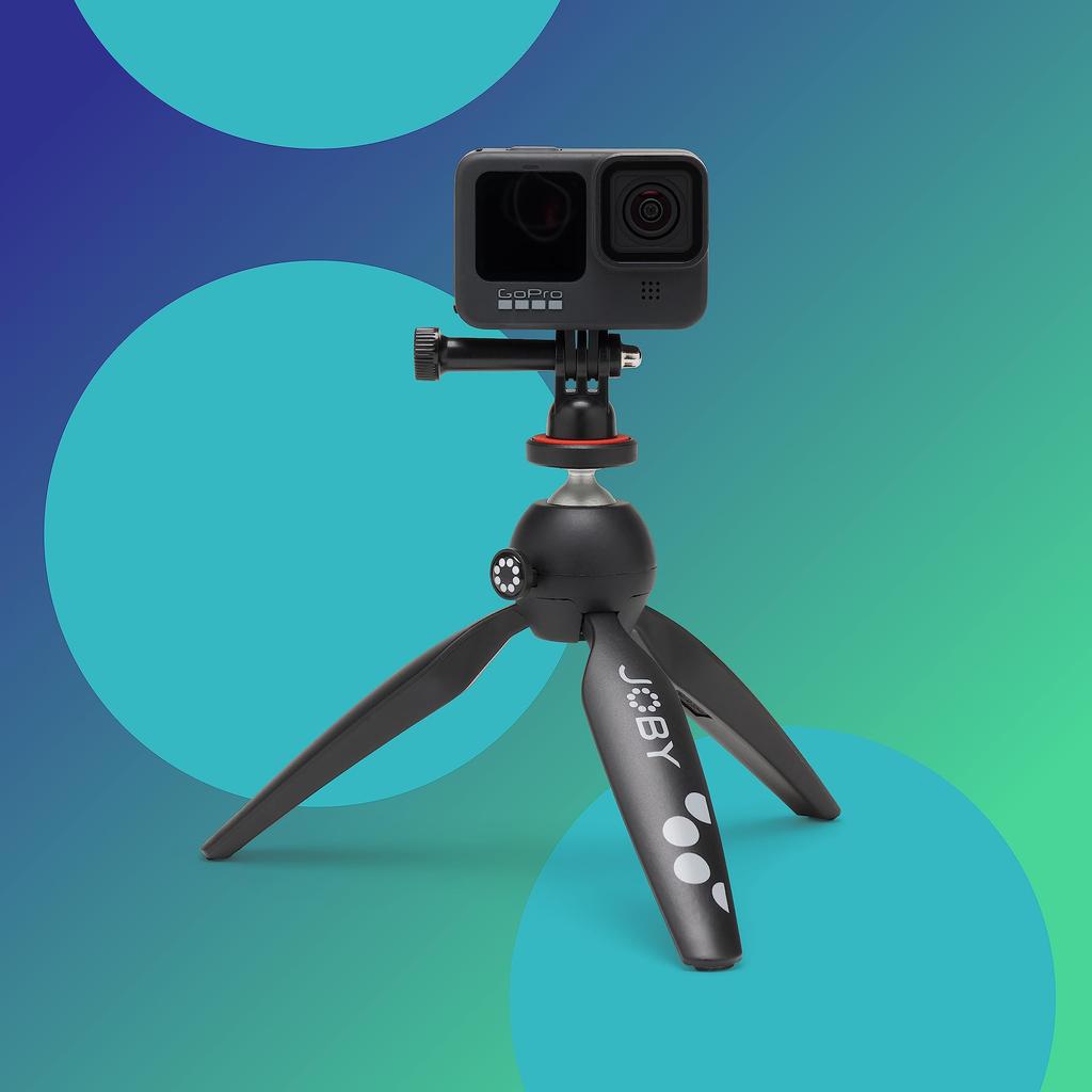JOBY Mini Tripod Handypod 2 Black Handypod2 Hand Grip for Video Shooting Height Storage Height Weight Load Capacity 1kg Aluminum Mirrorless Camera