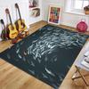 School of Fish Pattern Area Rug Soft Non Slip Living Room Carpet Dreamlike Elegant Design Home Decor Floor Protection Mat