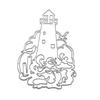 Marine Lighthouse Design Style Metal Cutting Die Stencil for DIY Scrapbooking Album Photo Embossing Paper Card Craft Decor