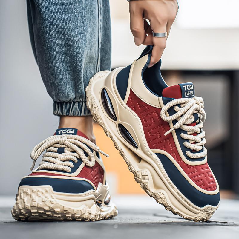 Shoes Men Loafers Men's Sneakers Safety Shoes Men's Casual Shoes Casual Sneaker Round Toe Men's Autumn Sneakers All-match New