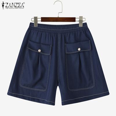 Γυναικείο καλοκαιρινό σορτς casual ελαστικό στη μέση