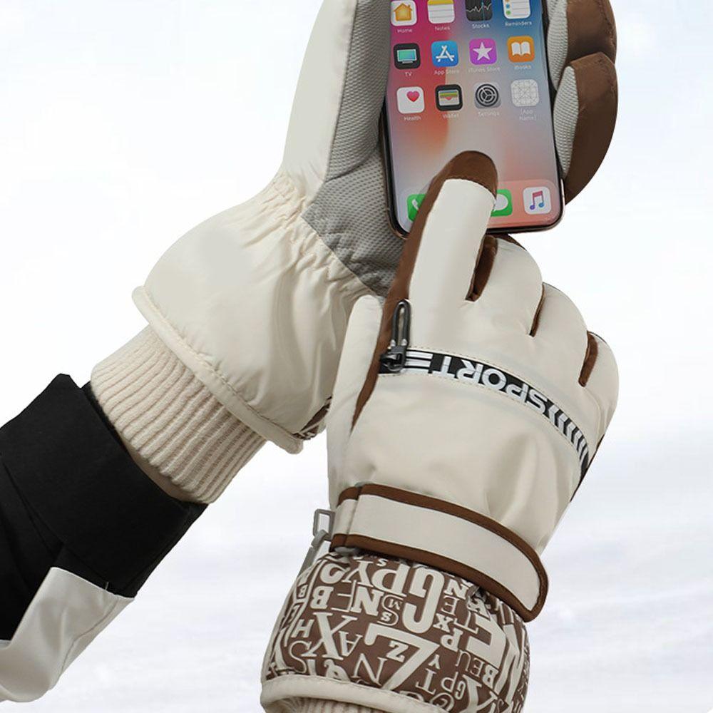 TouchScreen Snow Ski Gloves Waterproof Snowboard Mittens Warm Cycling Gloves  Outdoor Sports