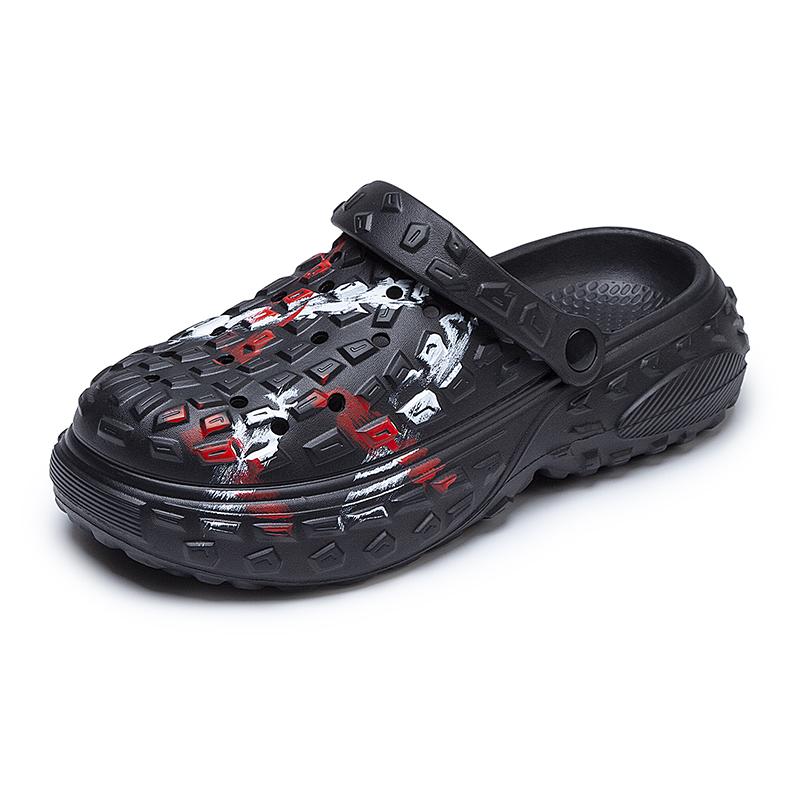 Fashion 2024 New EVA men's lightweight and comfortable outdoor beach work sandals casual flip-flops non-slip bathroom men's shoes