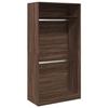 VidaXL Wardrobe Brown Oak 100x50x200 Cm Engineered Wood, Storage Cabinet, Wardrobe Organizer, Cabinet, 3307807