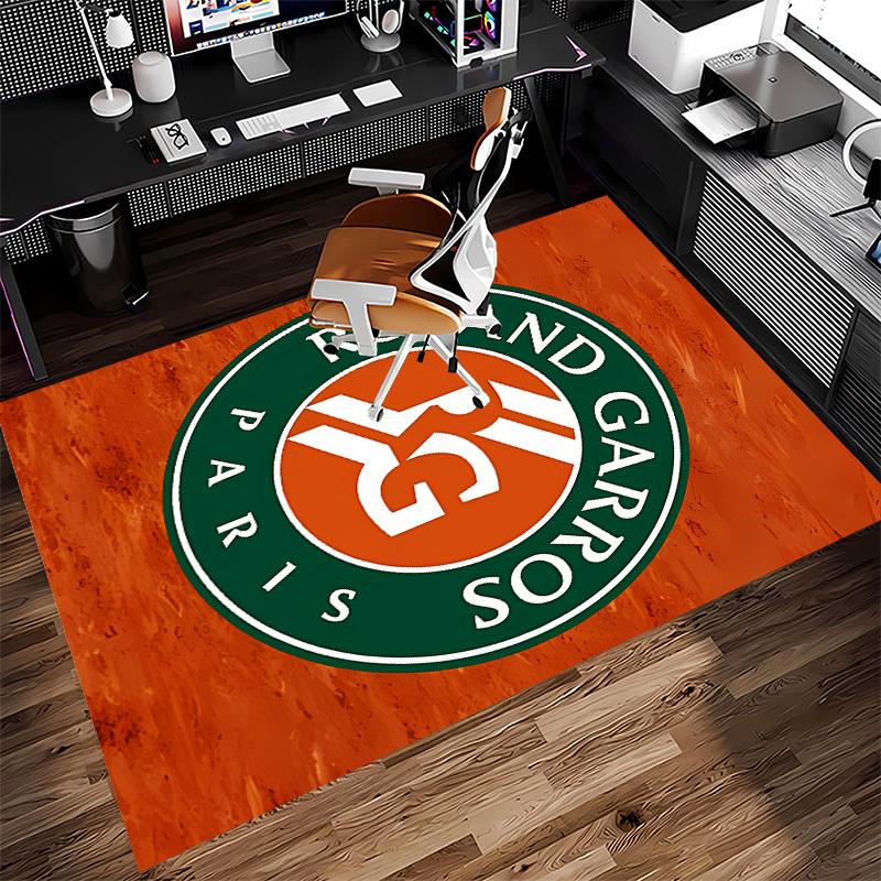 The French Open Print Area Rug-Soft,Washable Non-Slip Indoor Mat Office Chairs,Living Room,Home Office Decorative Rug