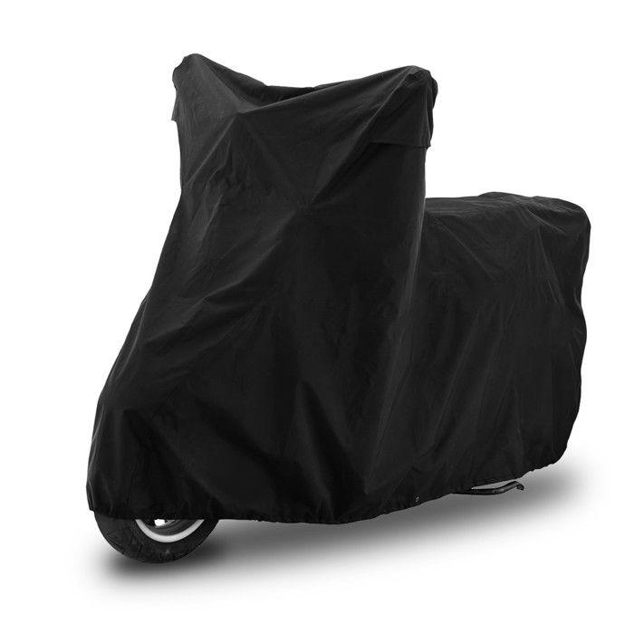 Housse de protection Vespa Primavera 50/125/150 - Bâche imperméable nylon 190TPU Noir M-L (180x75x99 cm)