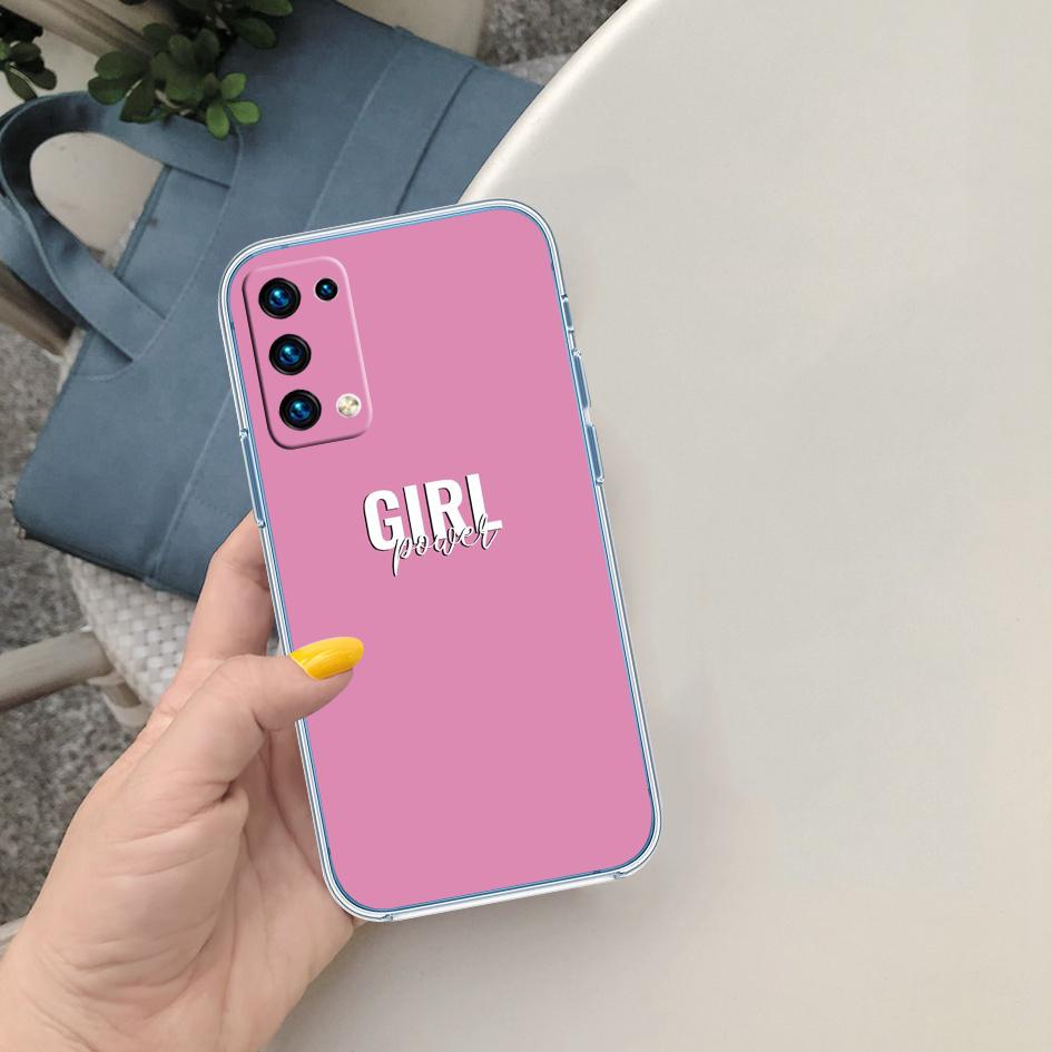 PP38 Girl Power Fight Soft Shell Transparent Phone Case for Samsung Galaxy A04 A04S A14 A23 A34 A54 M23 M33 M52 M53