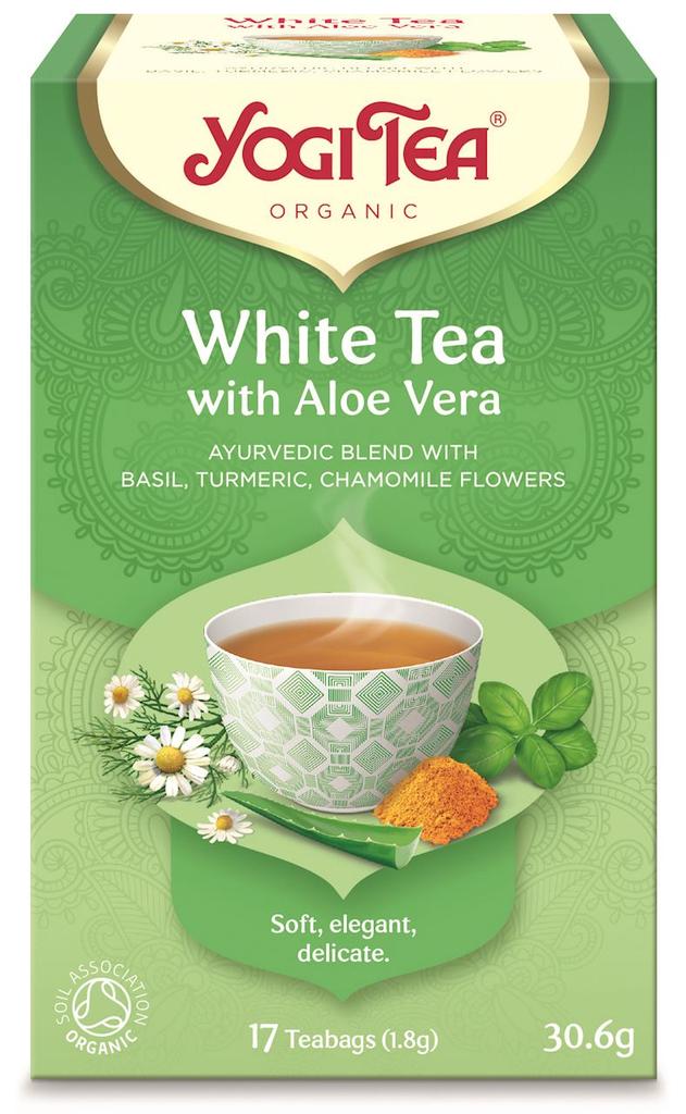WHITE TEA WITH ALOE VERA ORGANIC (17 X 1.8 G) 30.6 G - YOGI TEA