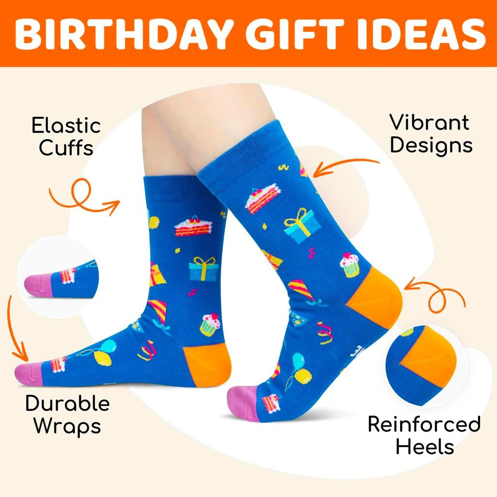 Zmart Birthday Gift Ideas for Teens - Socks for 13 14 15 16 17 Year Old Girls Boys