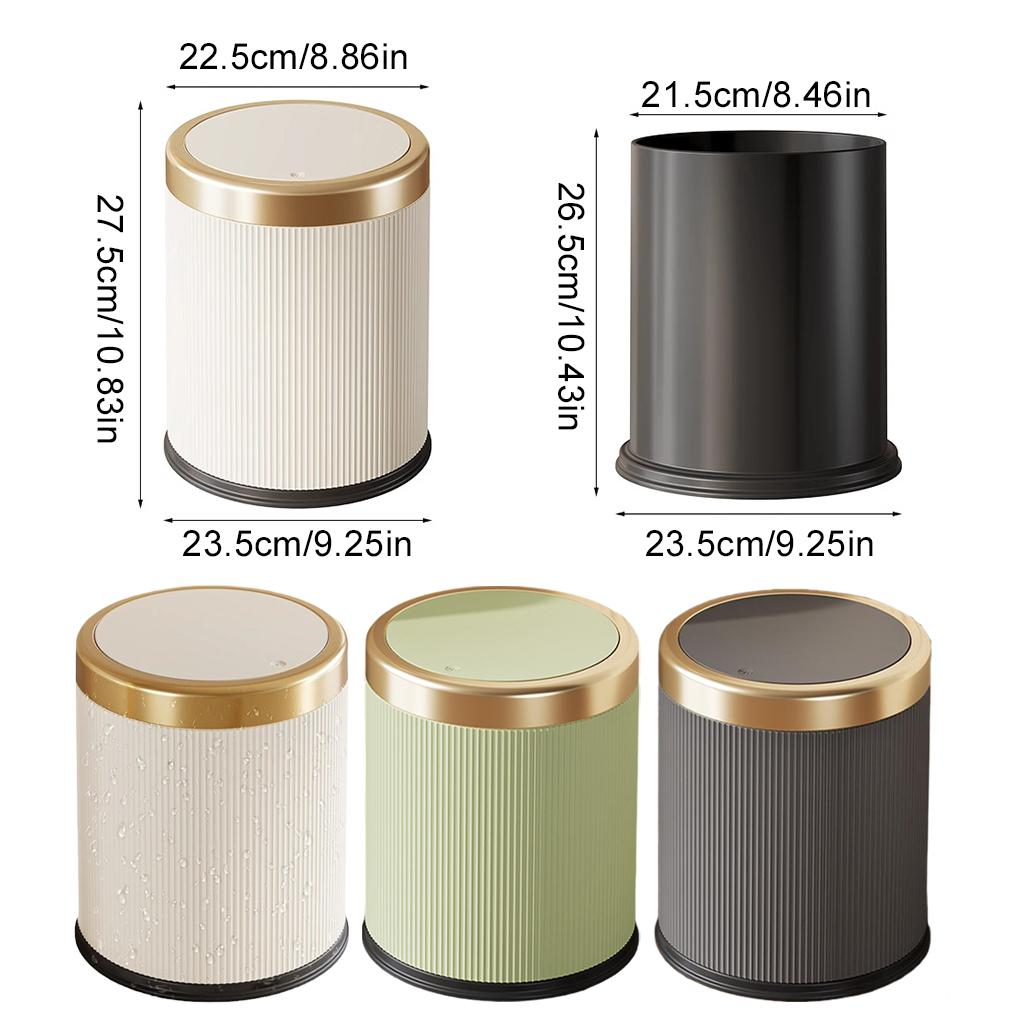 Stylish Motions Sensor Trash Can Beige Clean And Tidy Sensor Can Touchless Lid Enjoy 13 Goodbye To Manual Easy