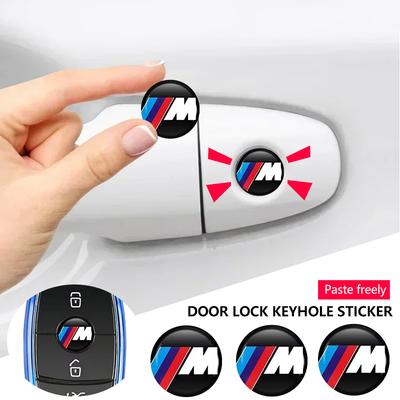 20pcs Car Door Lock Keyhole Stickers Protector Cover Auto For E93 F10 F20 F30 F40 F15 F25 F26 F31 F49 F86 M3 M5 X3