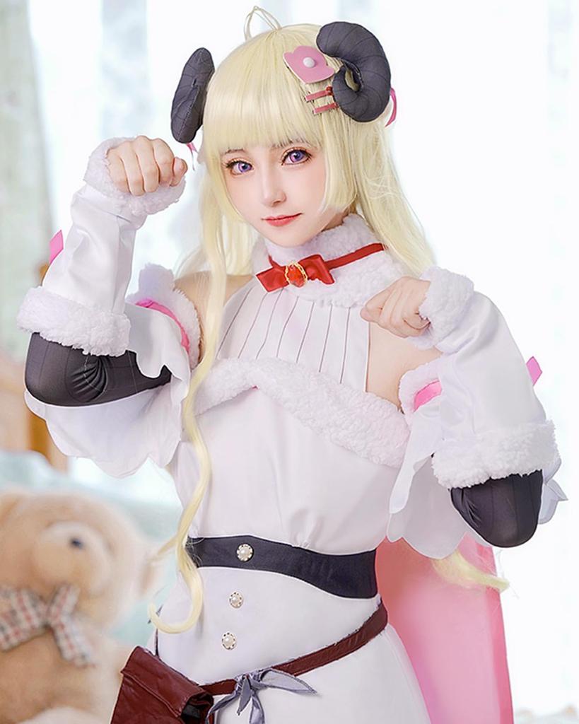 [Milky Time] Hololive Tsunomaki Watame Cosplay Halloween Costume for Women