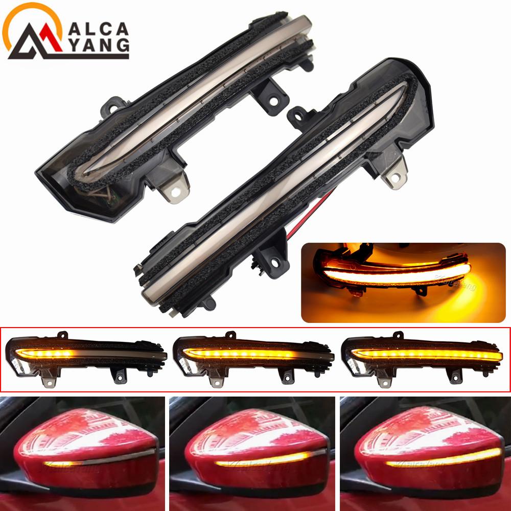 For Nissan Kicks P15 2016- Note E12 2017-19 Car Dynamic Sequential LED Turn Signal Light Side Wing Mirror Indicator Blinker