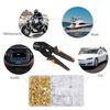 Crimping Tool Kits Self Adjusting Crimping Pliers for 0.25-2.5mm² with 270Pcs Wire End Terminals Crimping Pliers