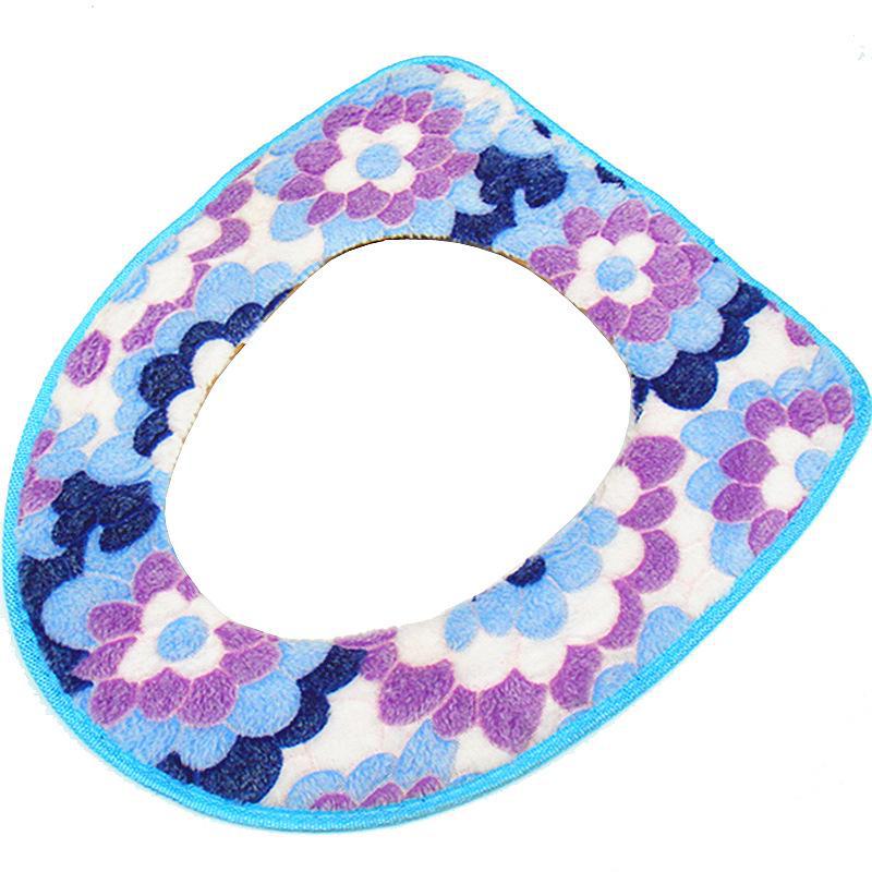 Plush Thickened Toilet Seat Cover - All-Season Comfort