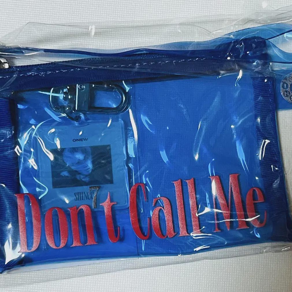 

Официальная сумка и брелок Shinee Onew Don Call Me, нераспечатанные