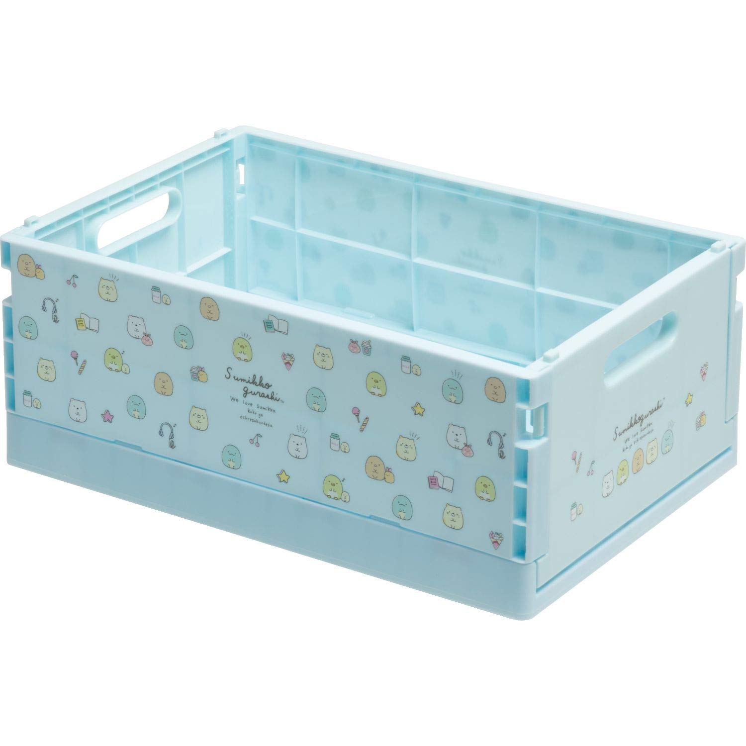 

Sumikko Gurashi Folding Container M FB50603 Light Blue San-X